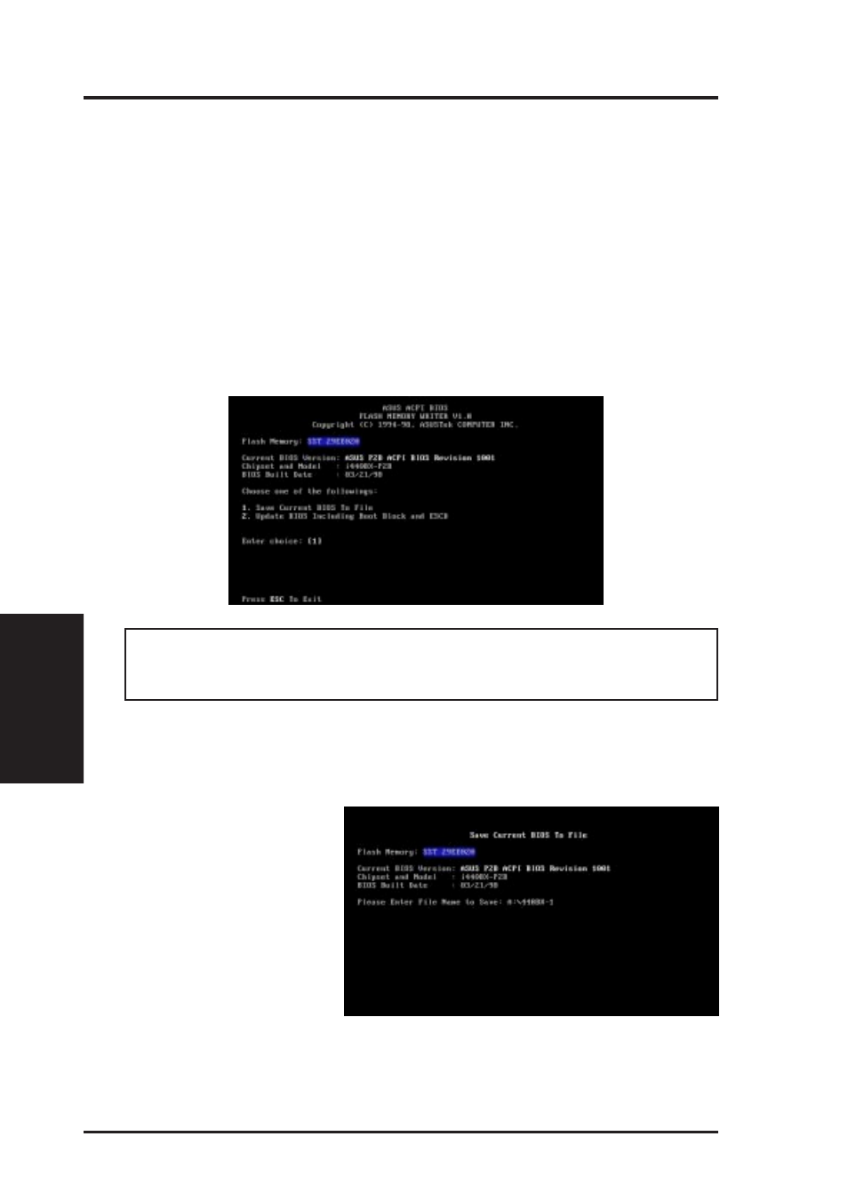 Iv. bios software, Main menu | Asus P2B98-XV User Manual | Page 32 / 88