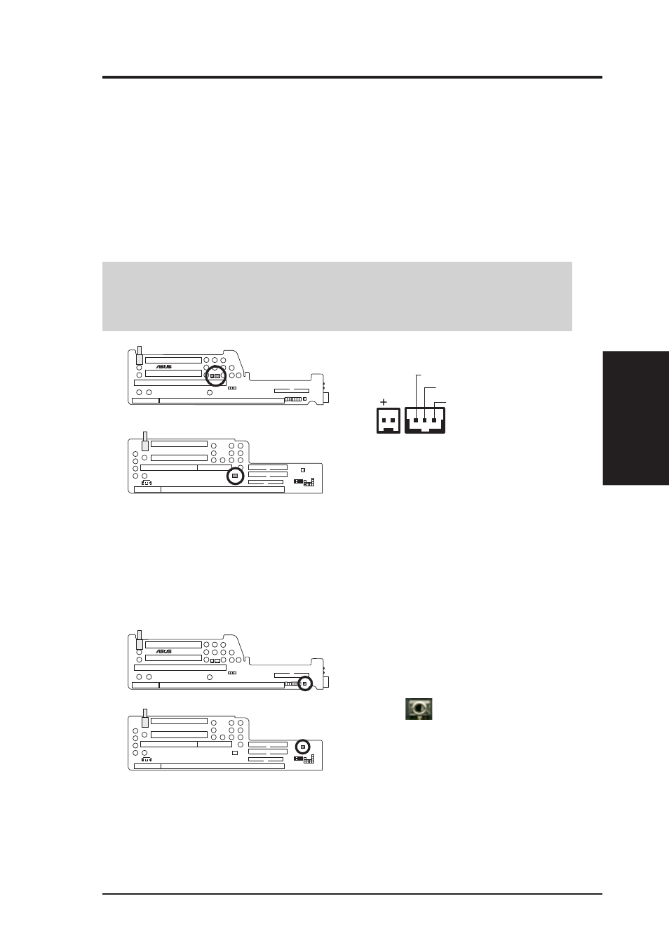 Hardware setup, 3 riser card connectors, Asus sp98-n user’s manual 33 | Connectors 3. h/w setup | Asus SP98-N User Manual | Page 33 / 112