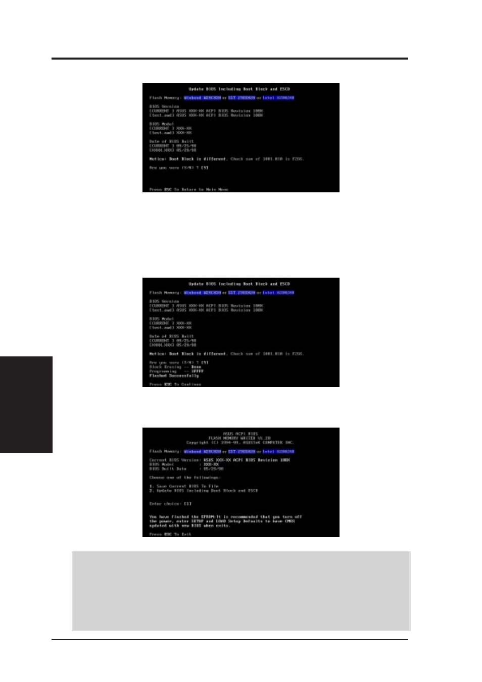 Bios setup | Asus SP98-N User Manual | Page 42 / 112