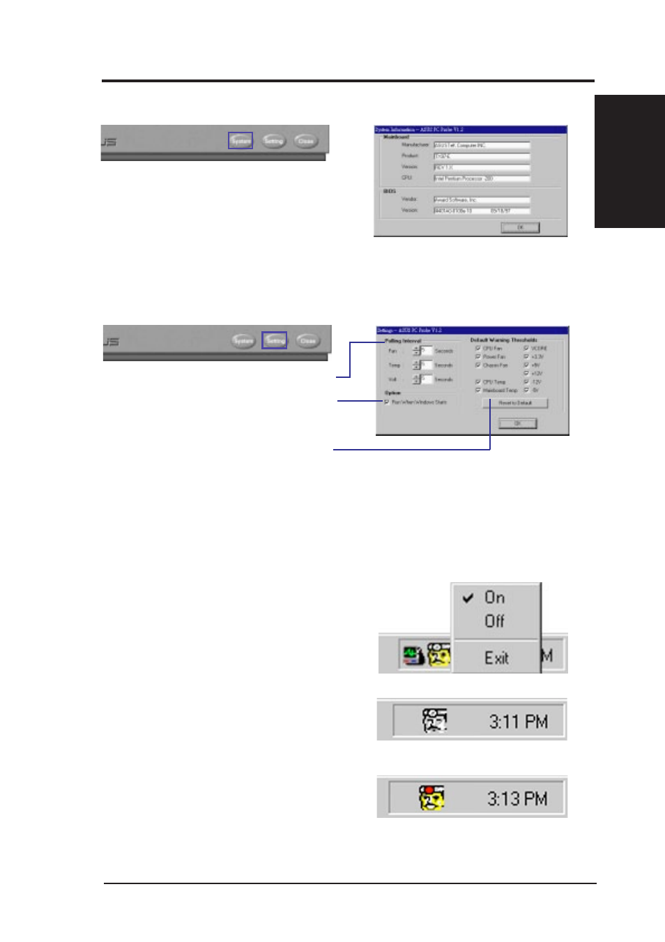 Software reference | Asus SP98-N User Manual | Page 73 / 112