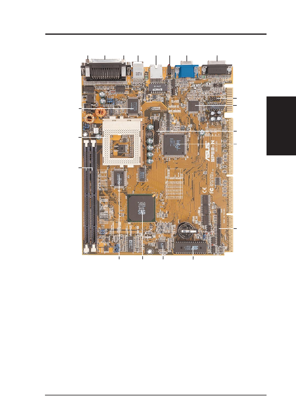 Features, 2 motherboard parts | Asus SP98-N User Manual | Page 9 / 112