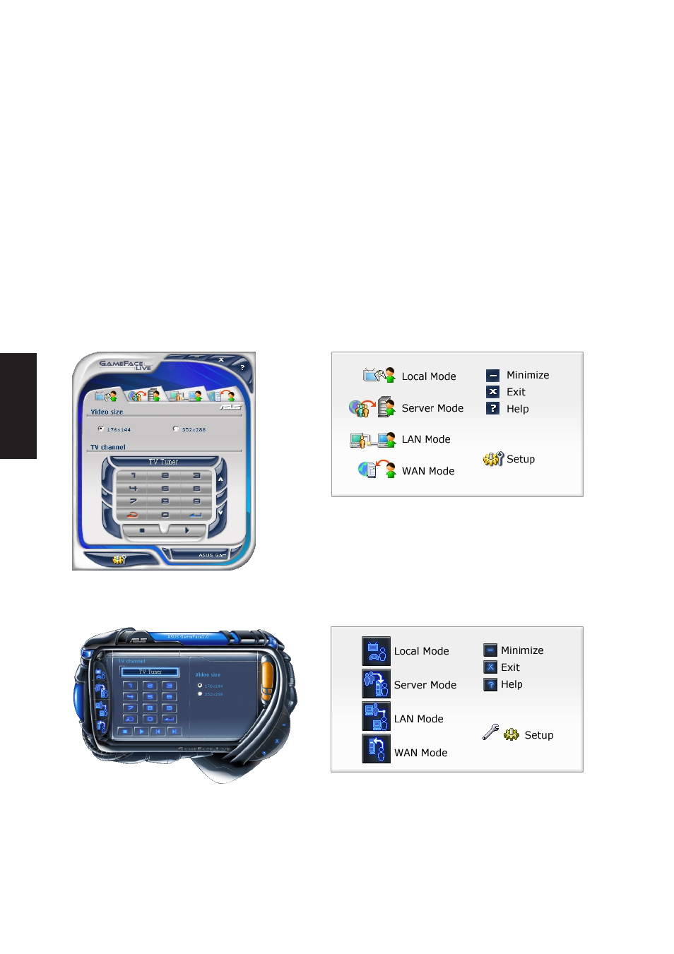 User interface | Asus Z92U User Manual | Page 62 / 120