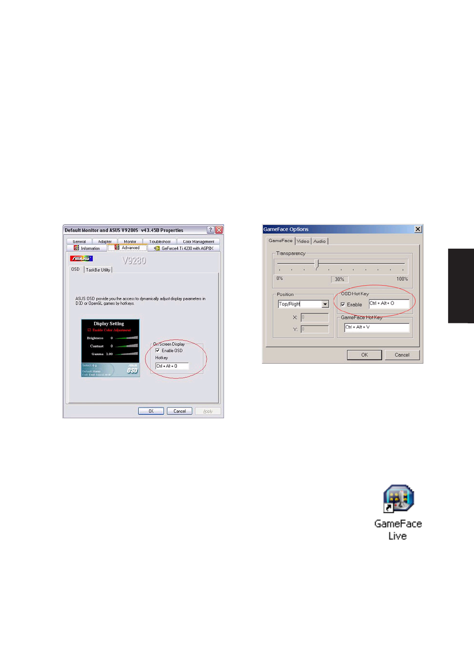 Getting started, Launch gameface | Asus Z92U User Manual | Page 63 / 120