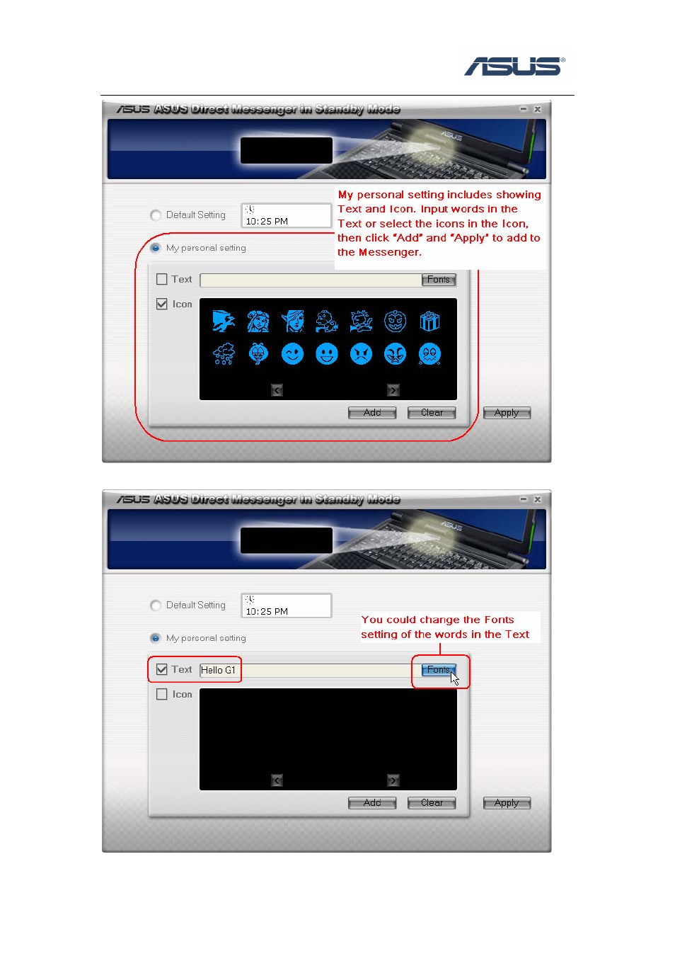 Asus G1 User Manual | Page 7 / 9