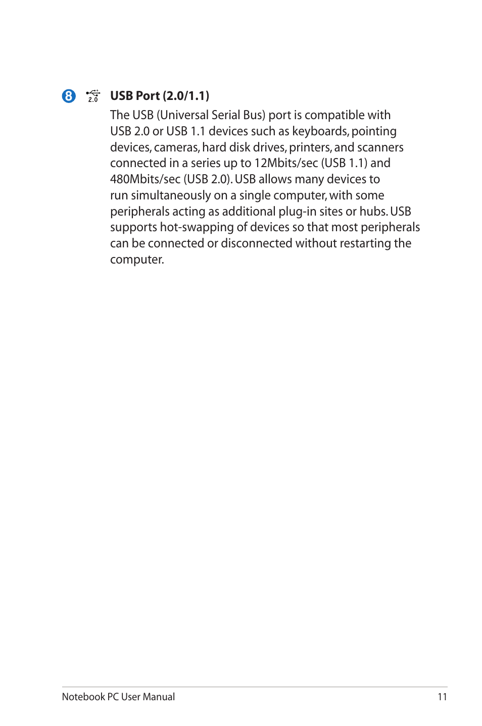Asus U50F User Manual | Page 11 / 28