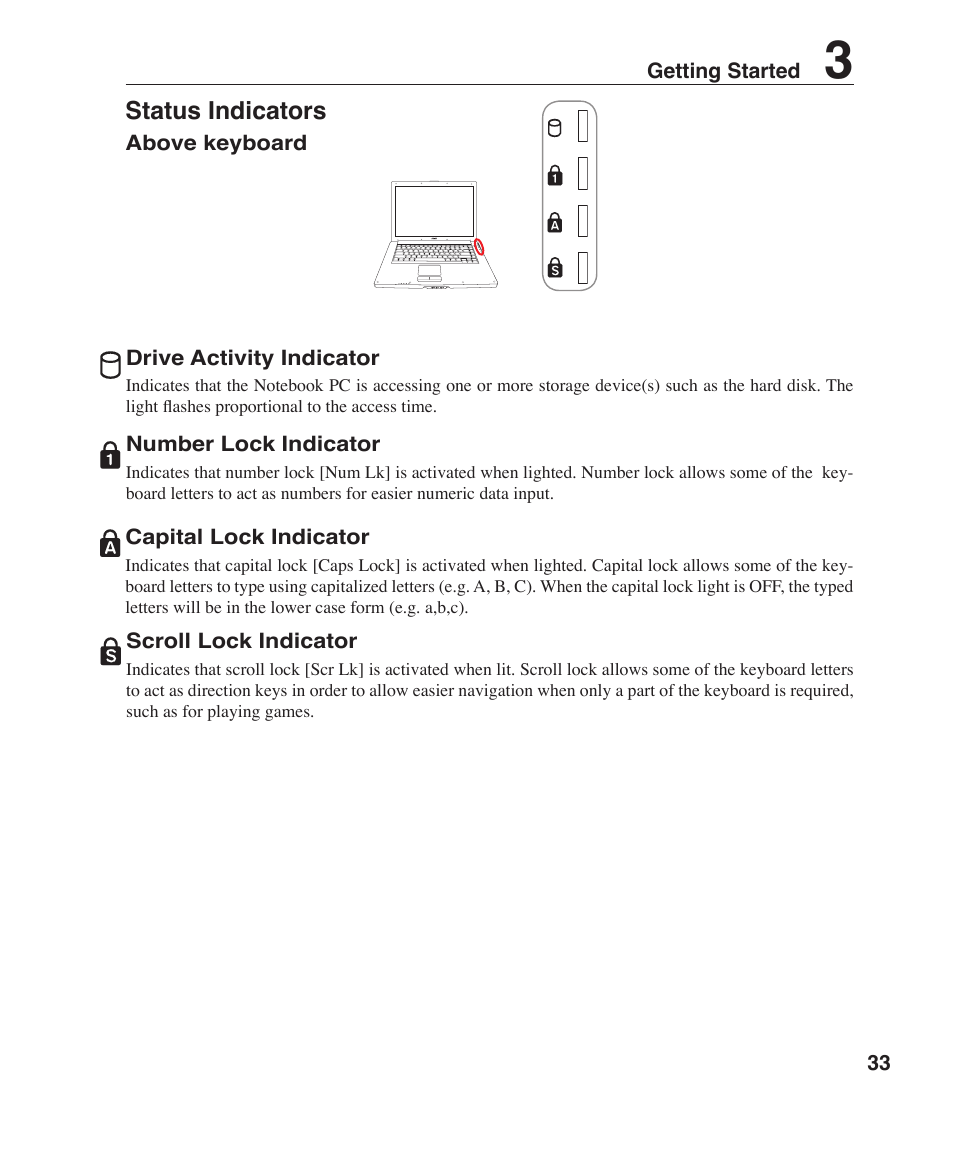 Asus W1J User Manual | Page 33 / 79