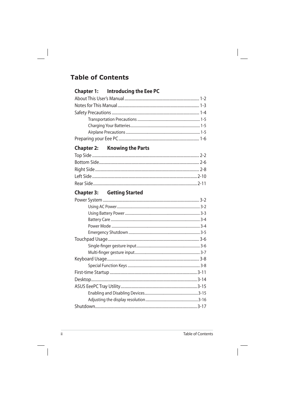 Asus Eee PC 904HD/XP User Manual | Page 2 / 82