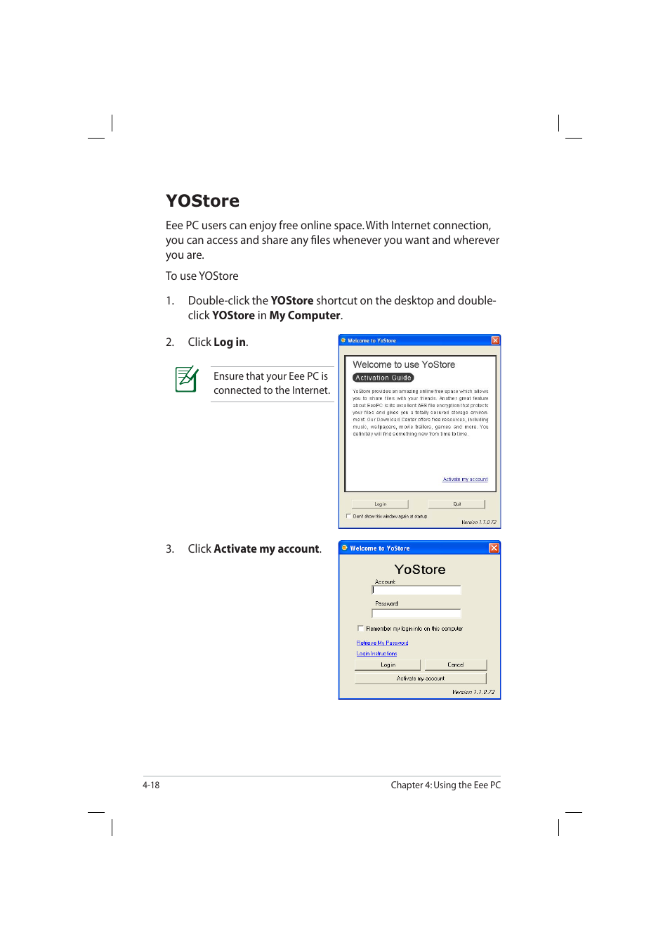 Yostore | Asus Eee PC 904HD/XP User Manual | Page 60 / 82