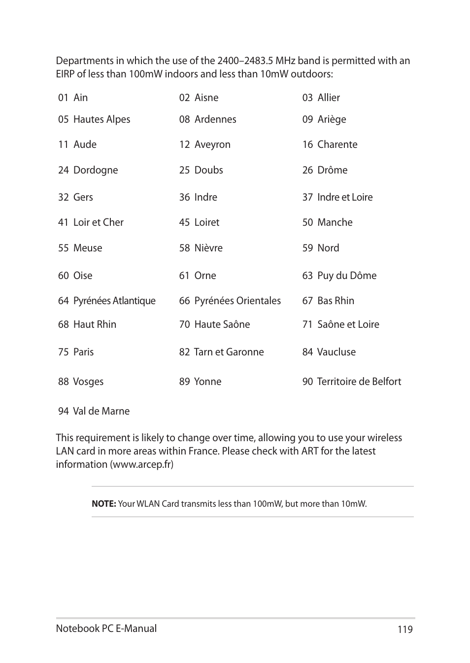 Asus Notebook PC (E-Manual) User Manual | Page 119 / 130