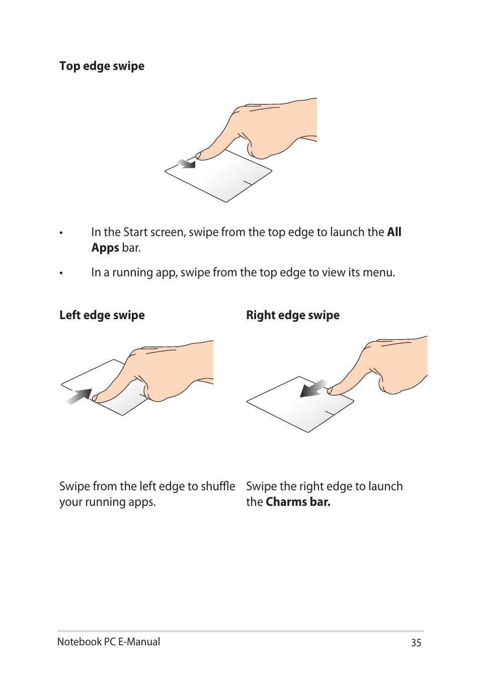 Asus Notebook PC (E-Manual) User Manual | Page 35 / 130