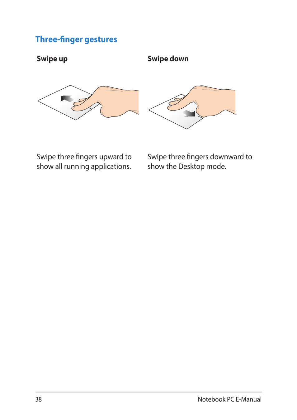 Asus Notebook PC (E-Manual) User Manual | Page 38 / 130