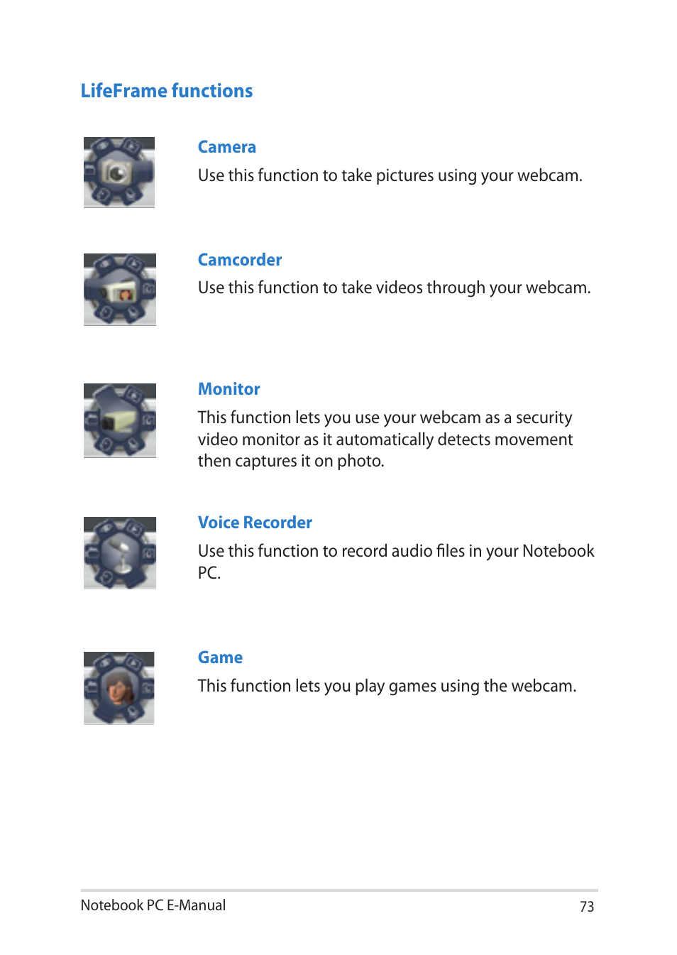 Asus Notebook PC (E-Manual) User Manual | Page 73 / 130