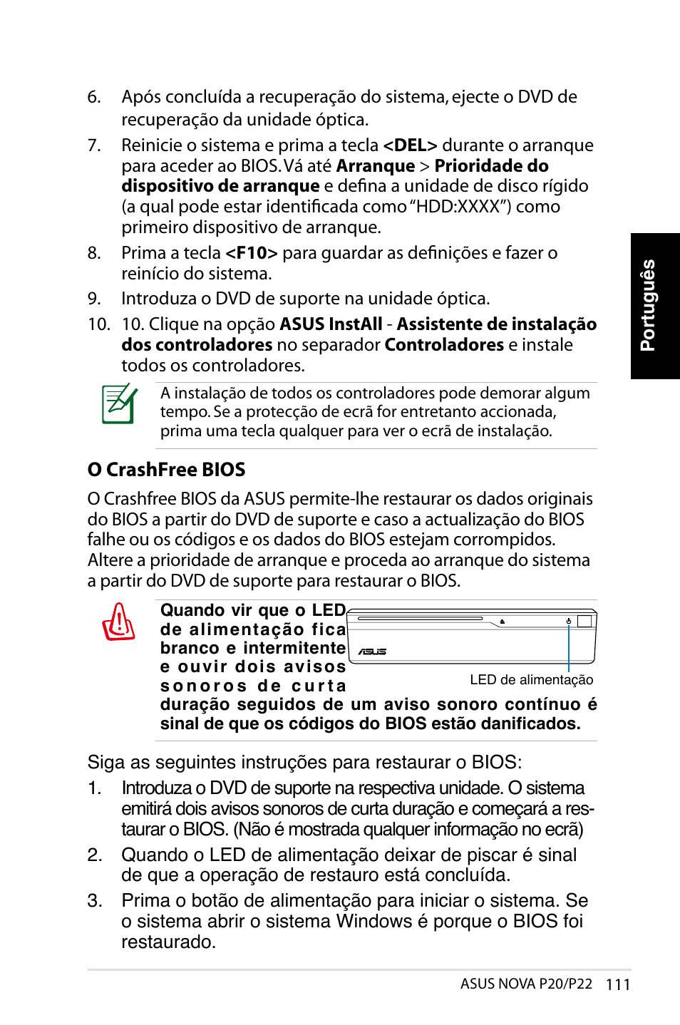 Asus NOVA (P20/P22) User Manual | Page 111 / 280