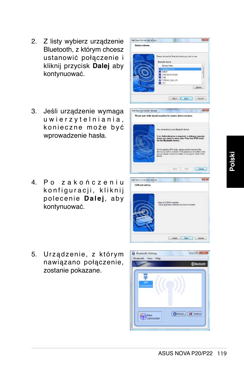 Asus NOVA (P20/P22) User Manual | Page 119 / 280