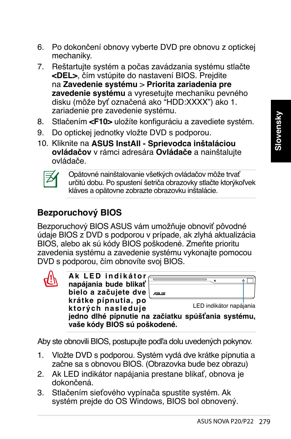 Asus NOVA (P20/P22) User Manual | Page 279 / 280