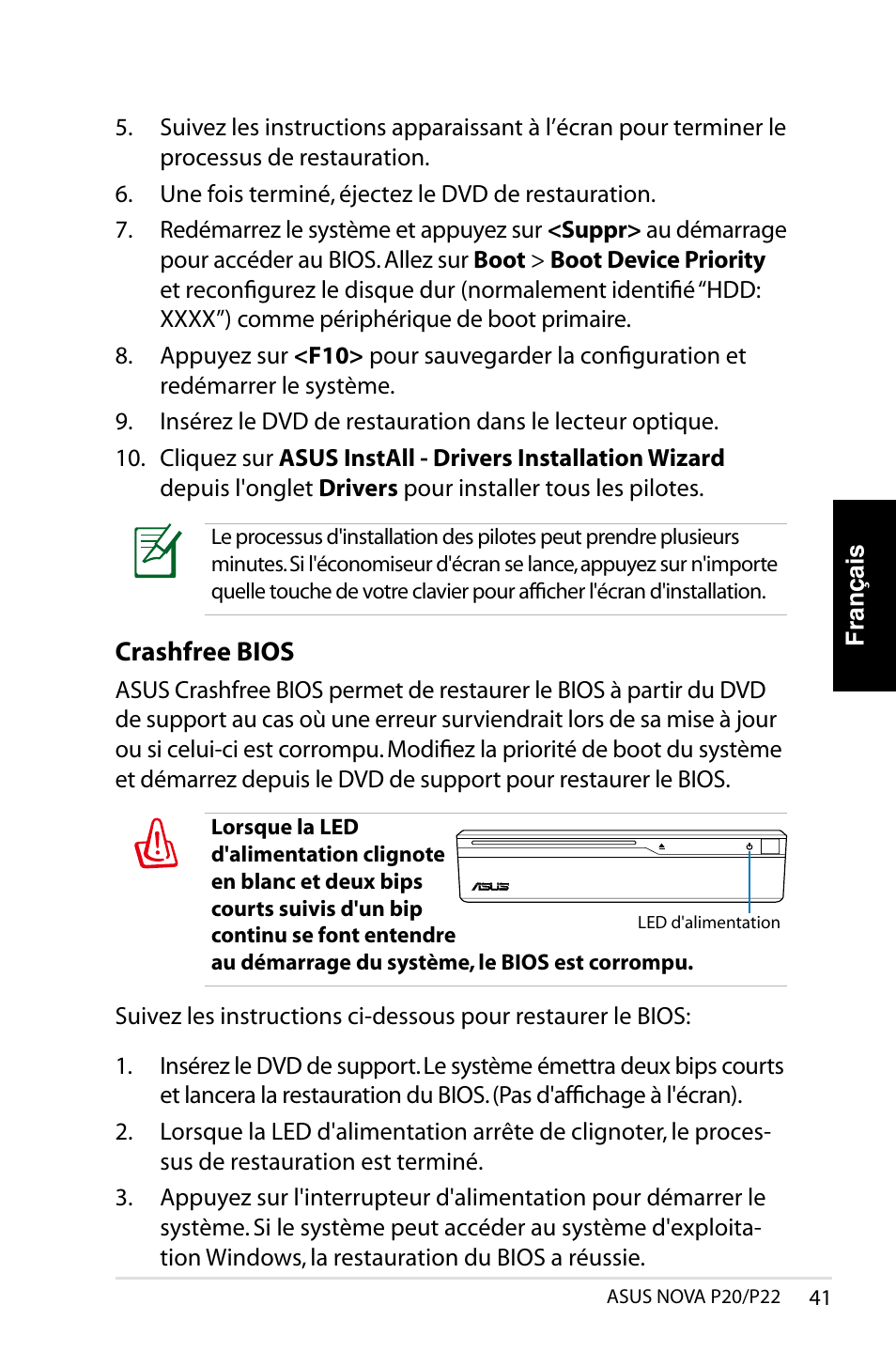 Asus NOVA (P20/P22) User Manual | Page 41 / 280