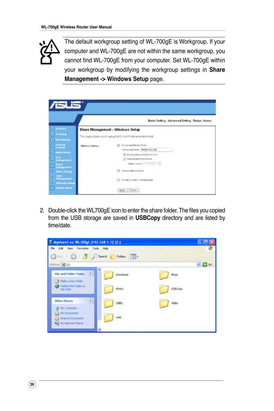 Asus WL-700gE User Manual | Page 36 / 57