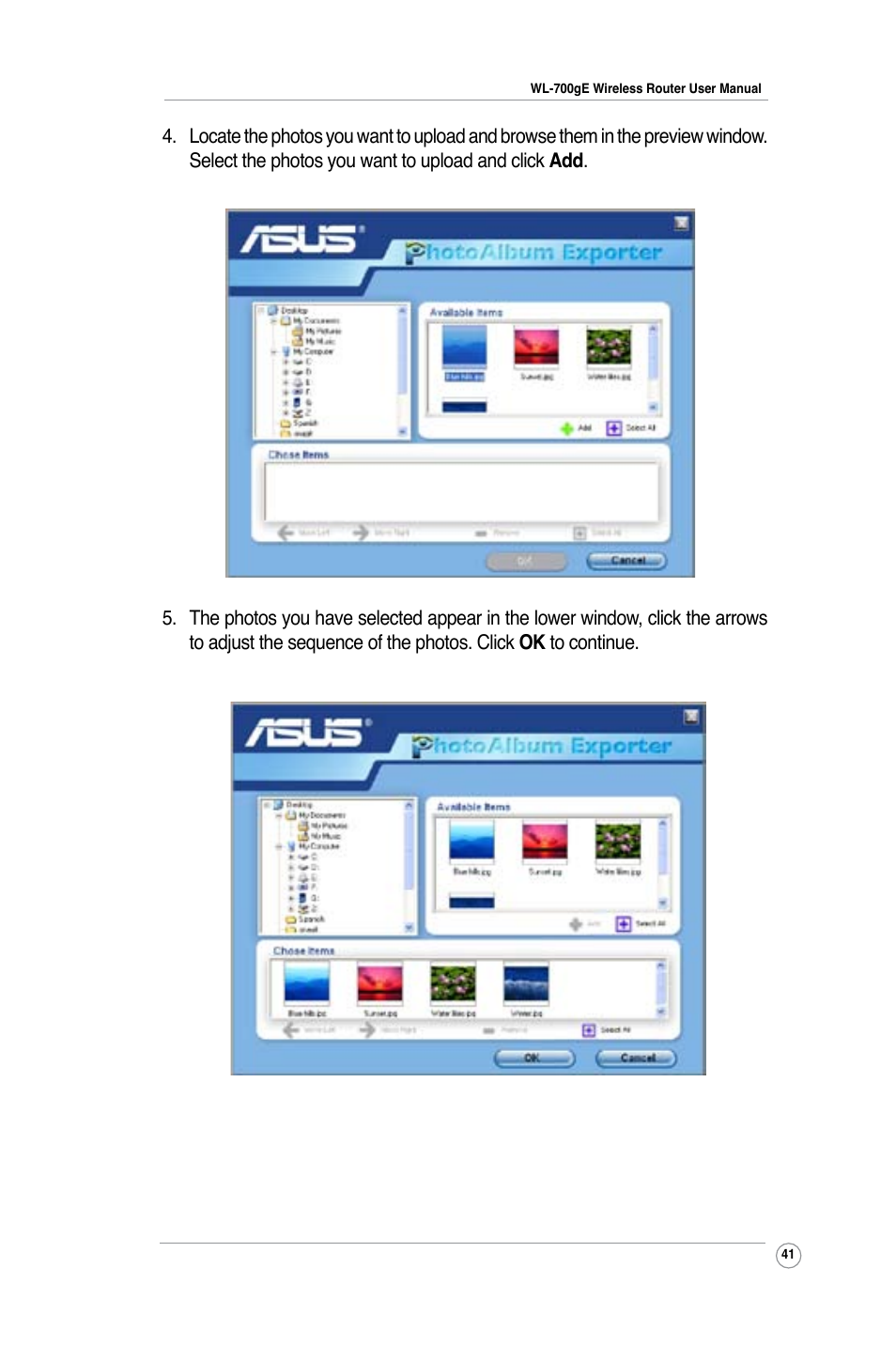 Asus WL-700gE User Manual | Page 41 / 57