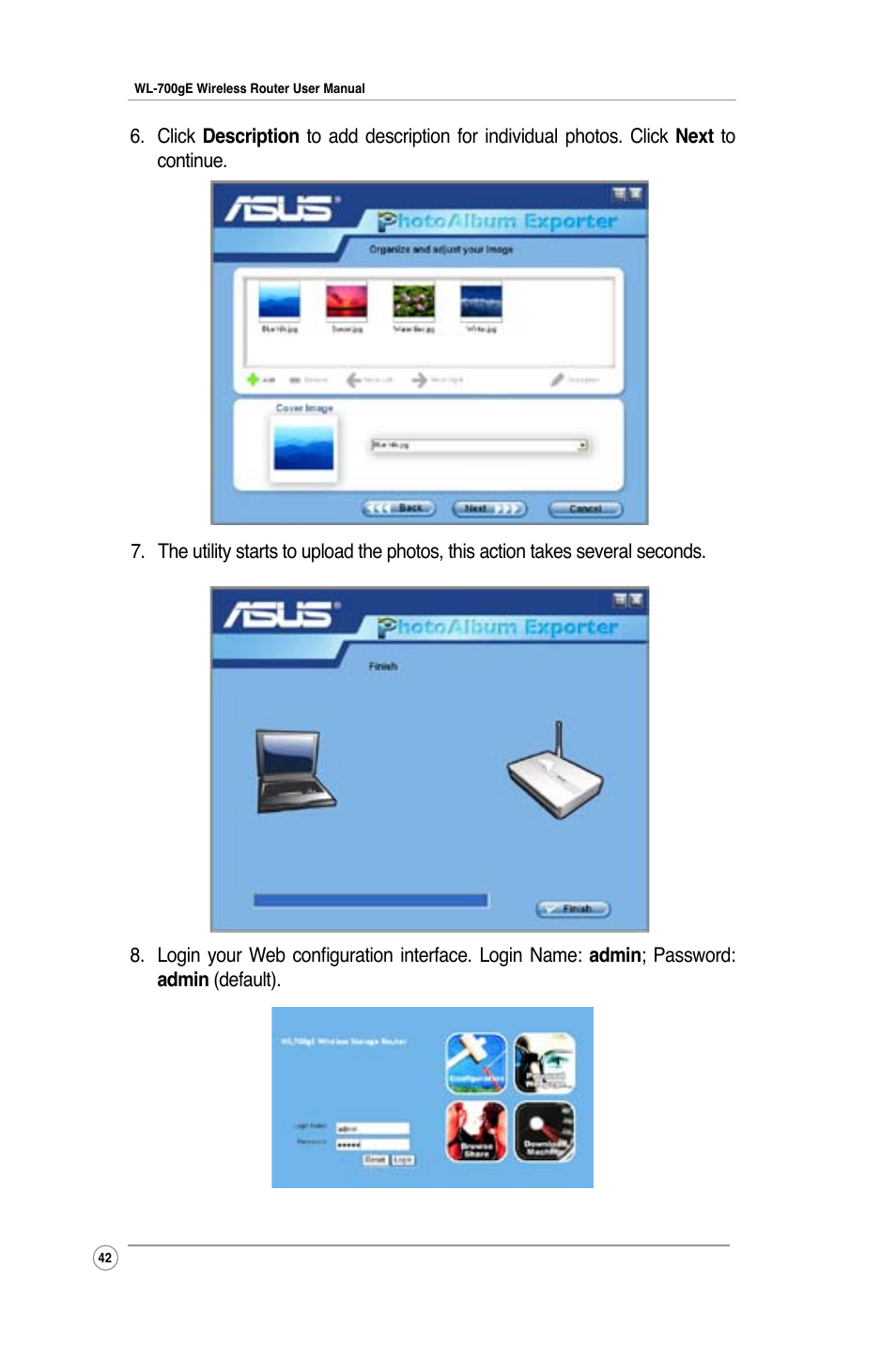 Asus WL-700gE User Manual | Page 42 / 57