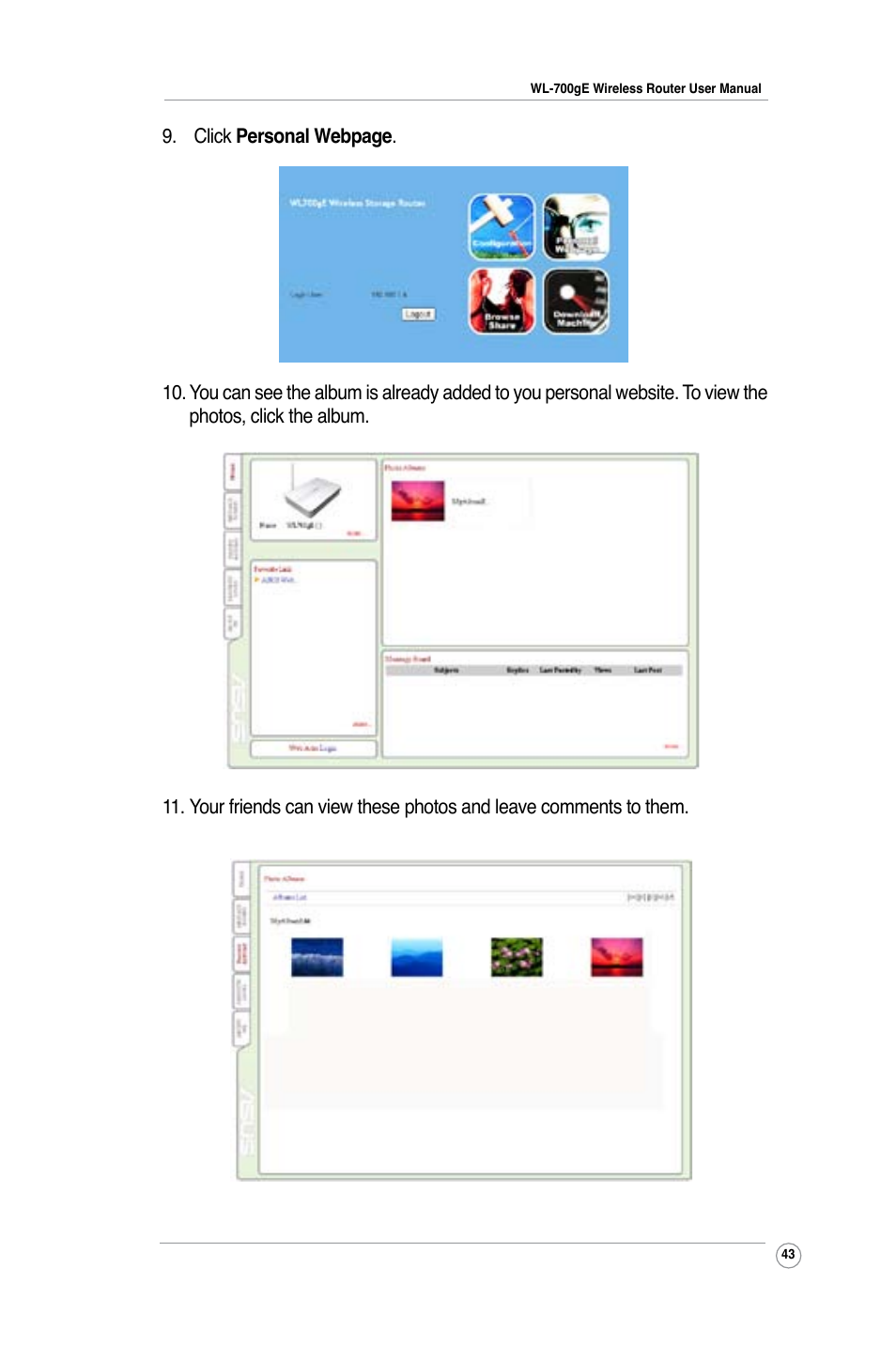 Asus WL-700gE User Manual | Page 43 / 57