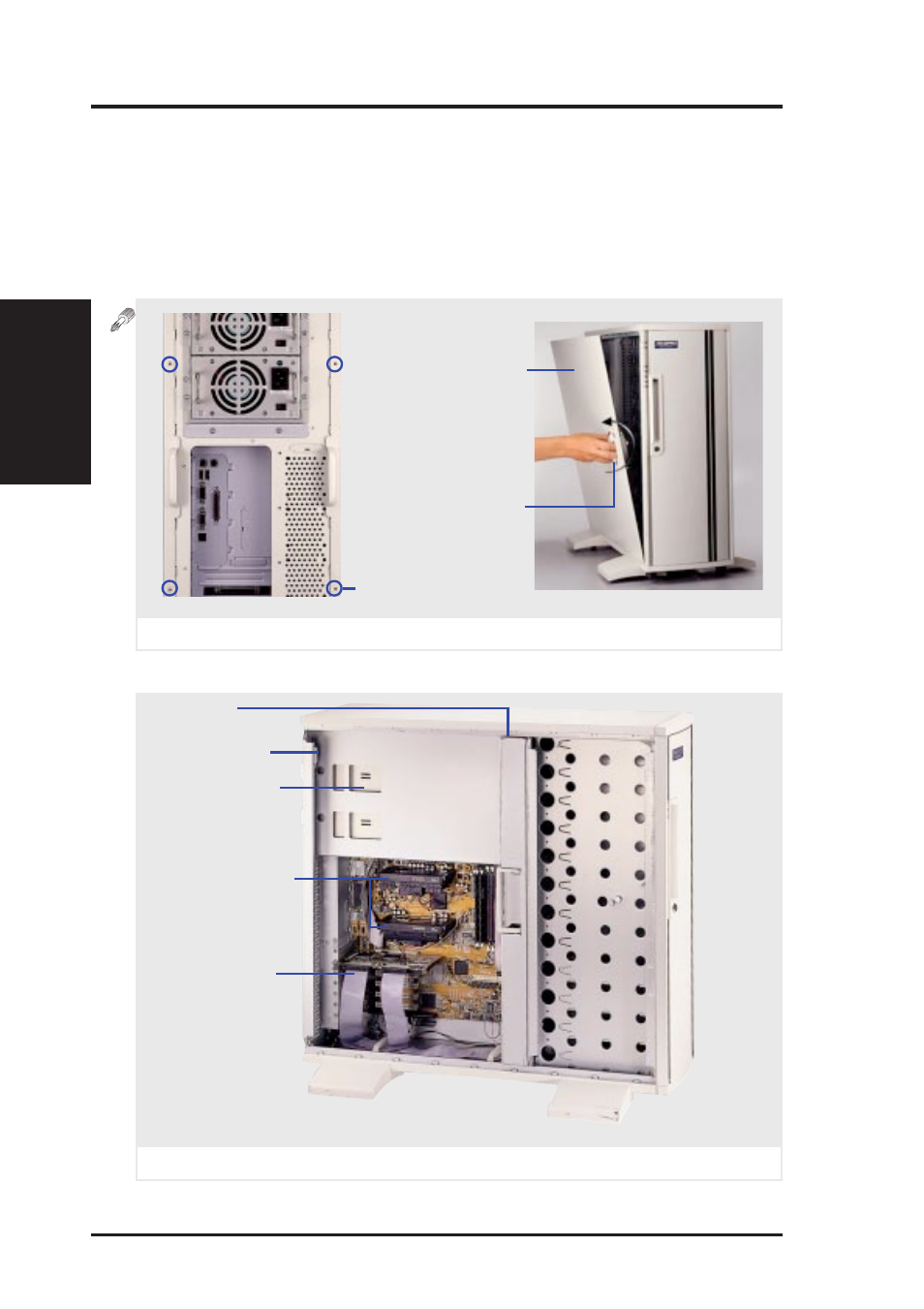 Ii. system components, Chassis panels | Asus AP7500 User Manual | Page 14 / 40