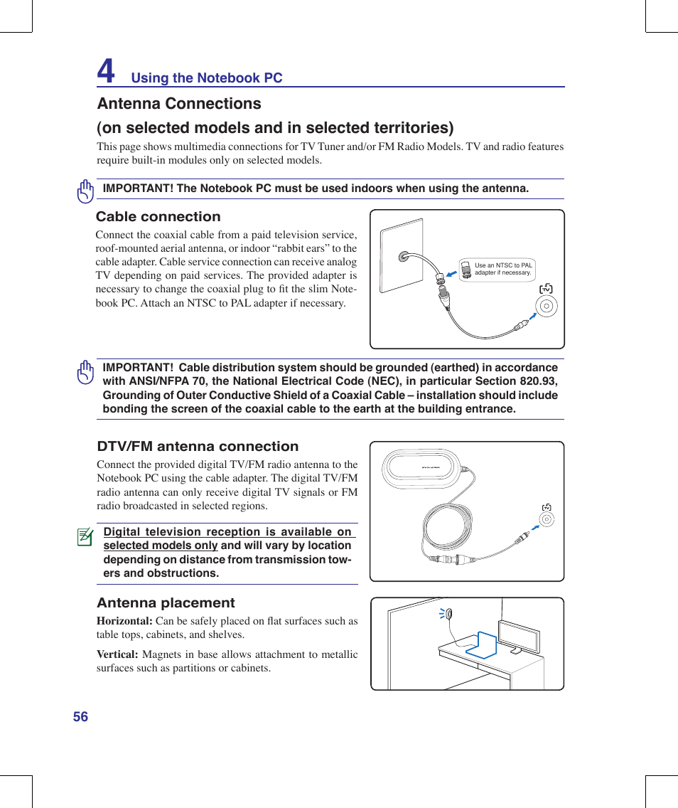 Asus F8Vr User Manual | Page 56 / 91