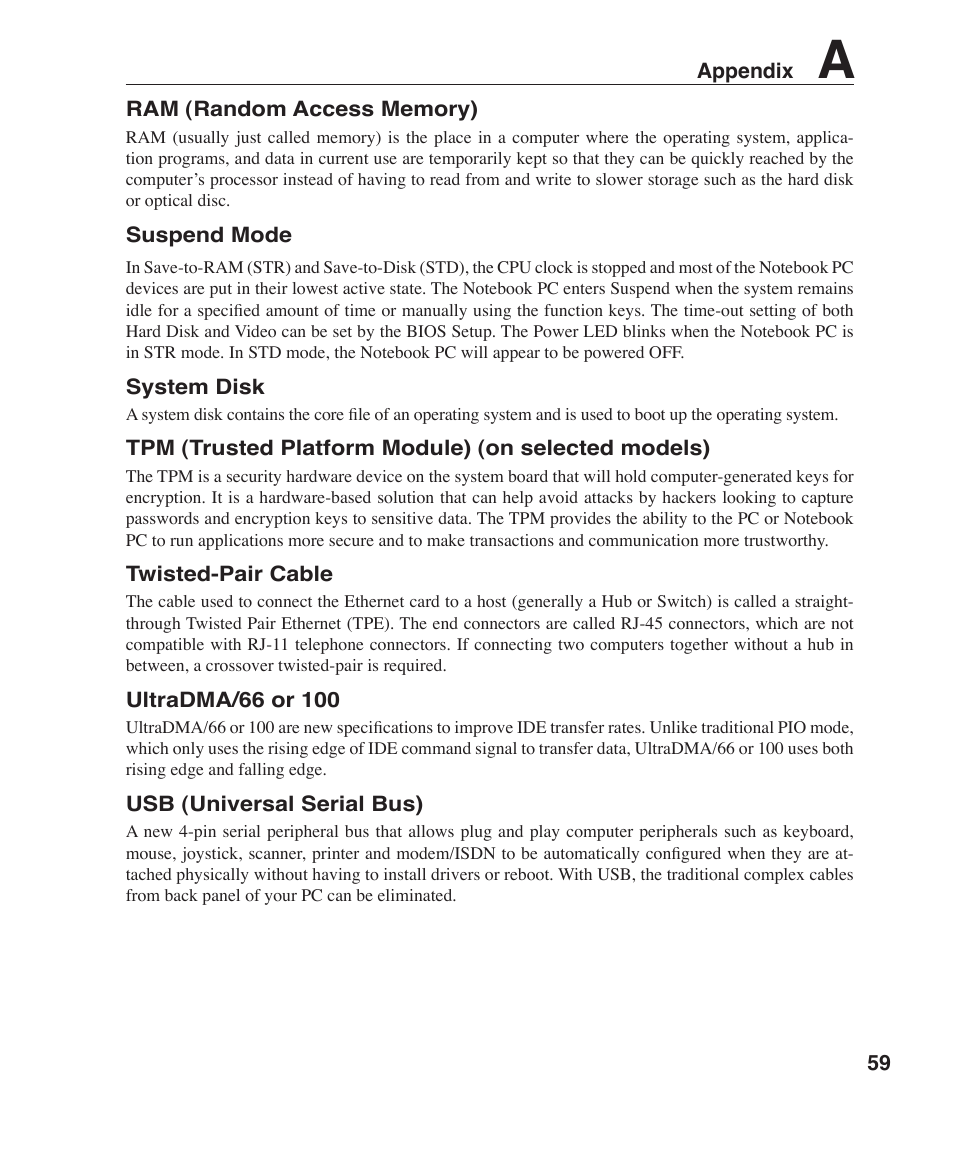 Asus Z35L User Manual | Page 59 / 71