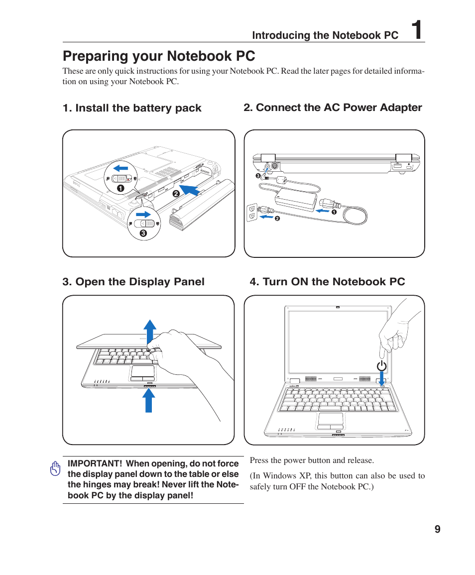 Asus Z35L User Manual | Page 9 / 71