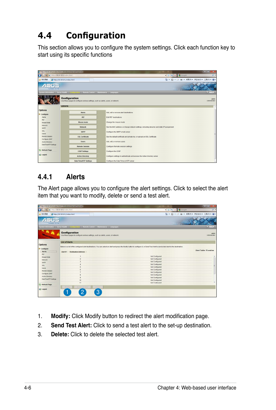 4 configuration | Asus ASMB5-iKVM User Manual | Page 68 / 88