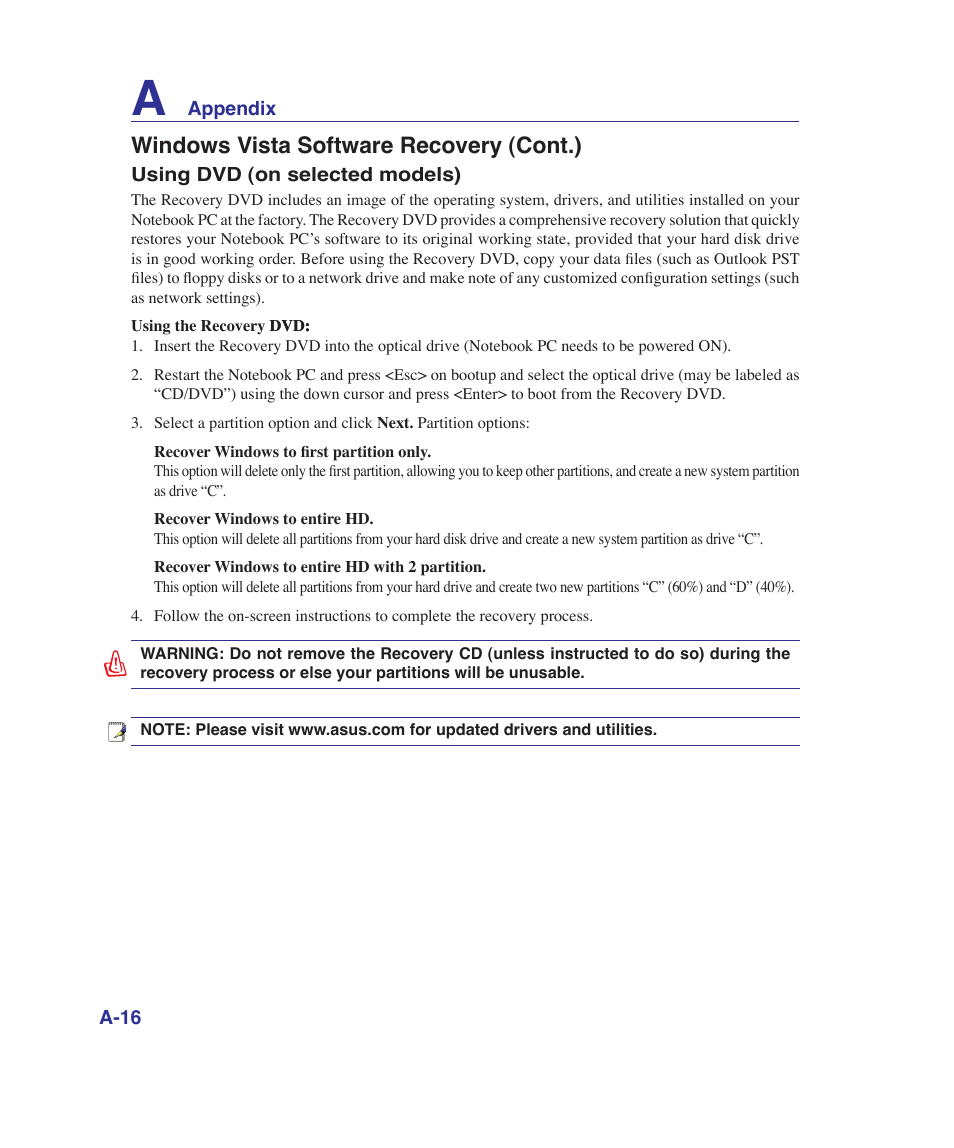 Asus G1Sn User Manual | Page 72 / 89