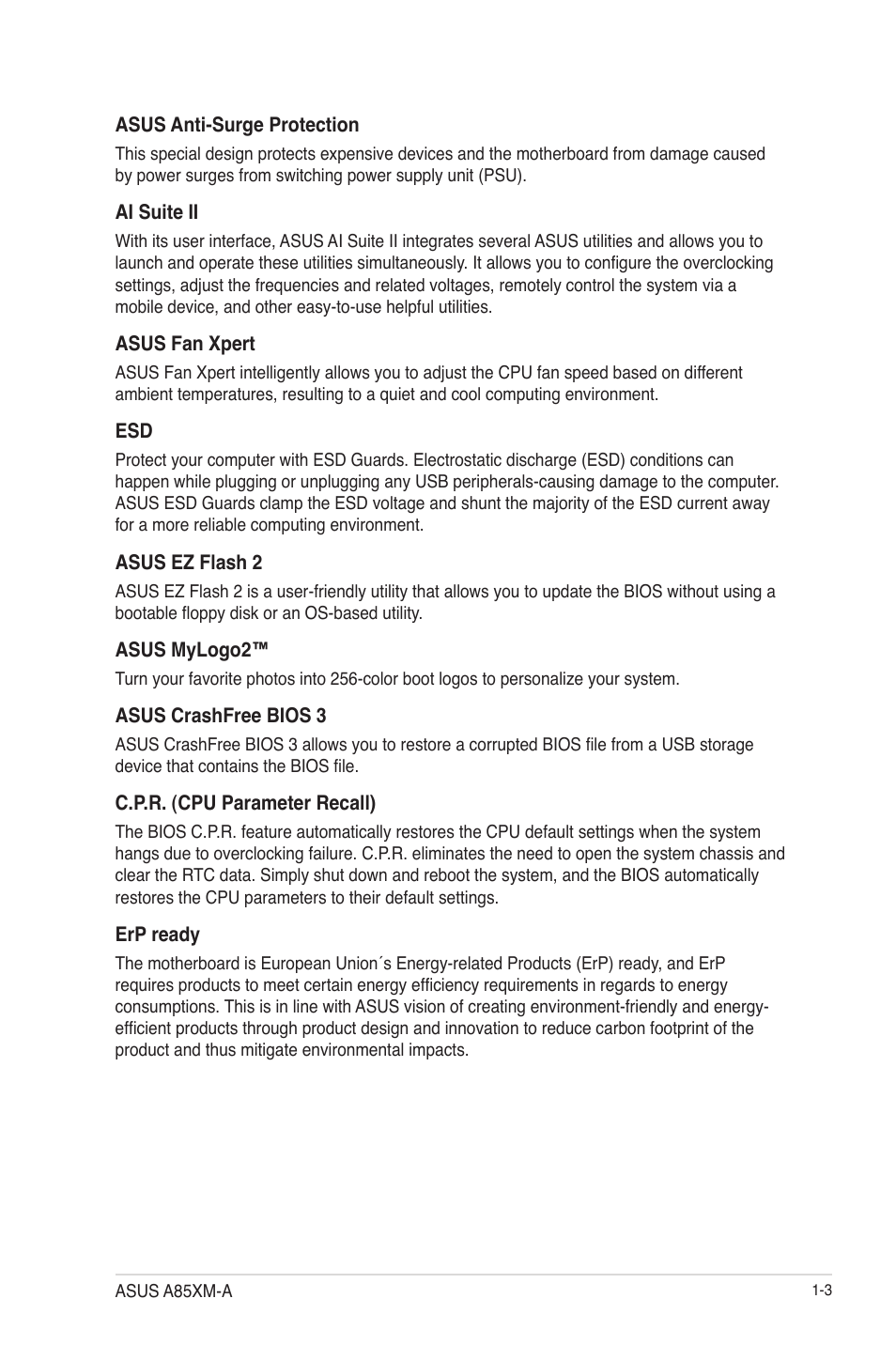 Asus A85XM-A User Manual | Page 15 / 78