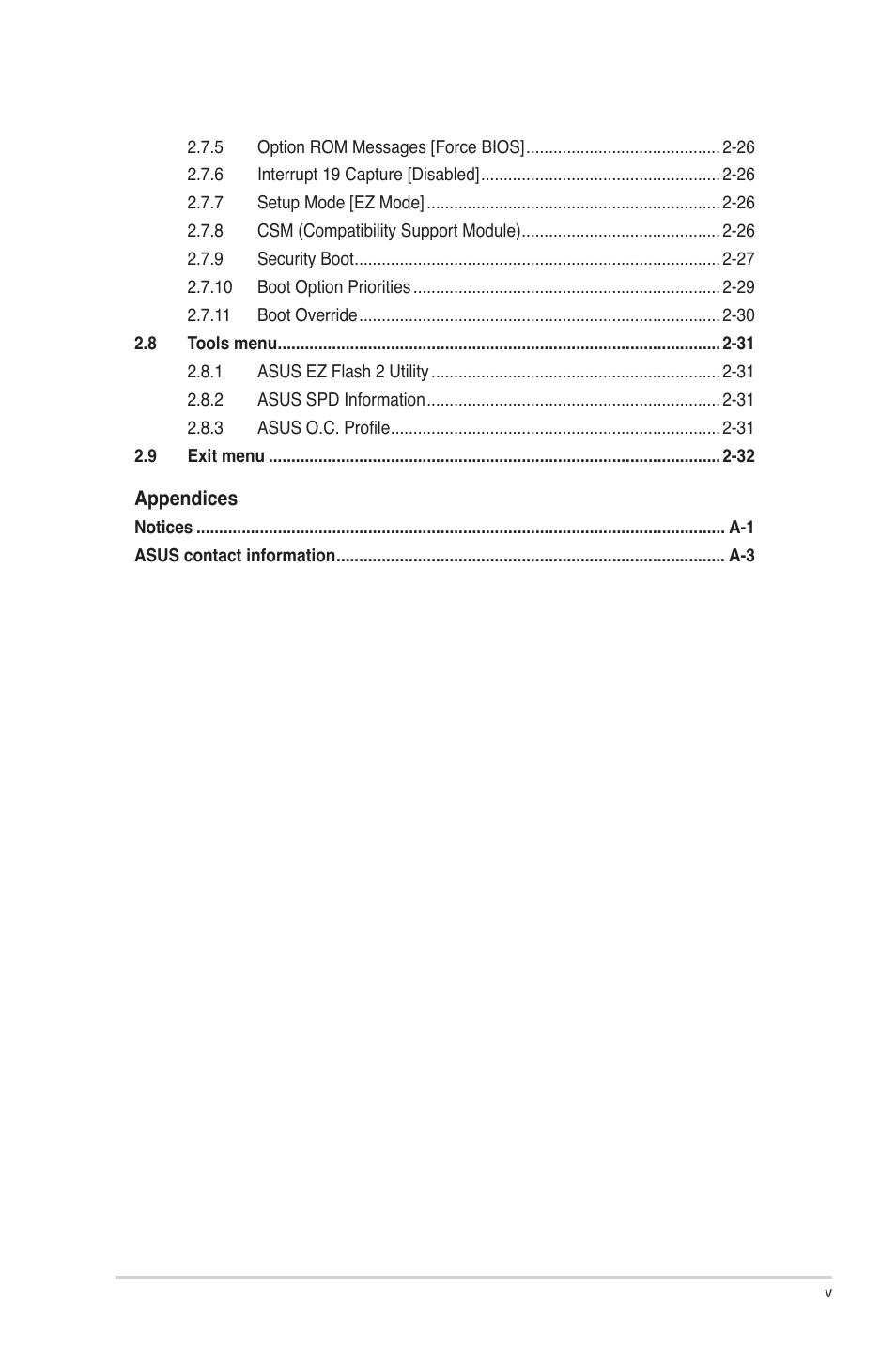 Asus A85XM-A User Manual | Page 5 / 78