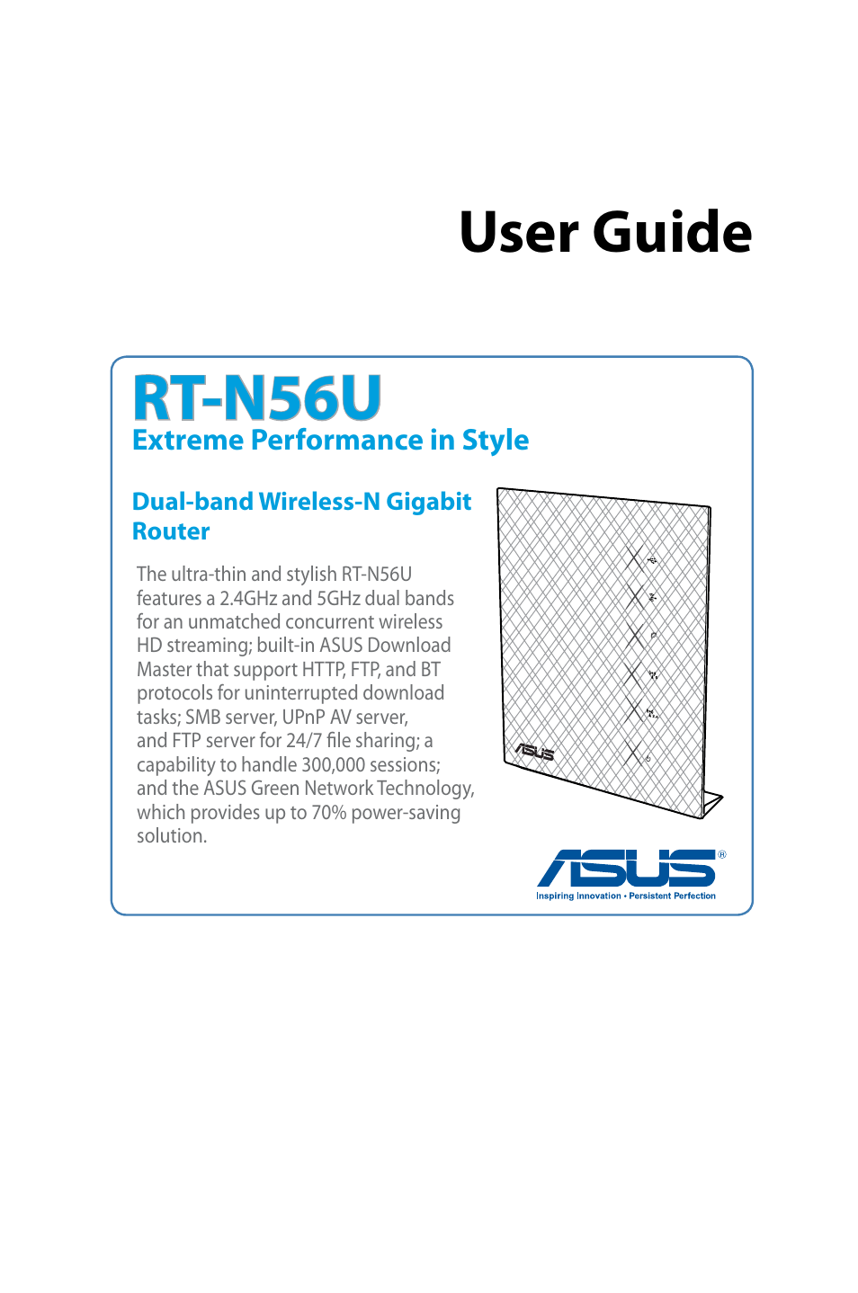 Asus RT-N56U User Manual | 68 pages