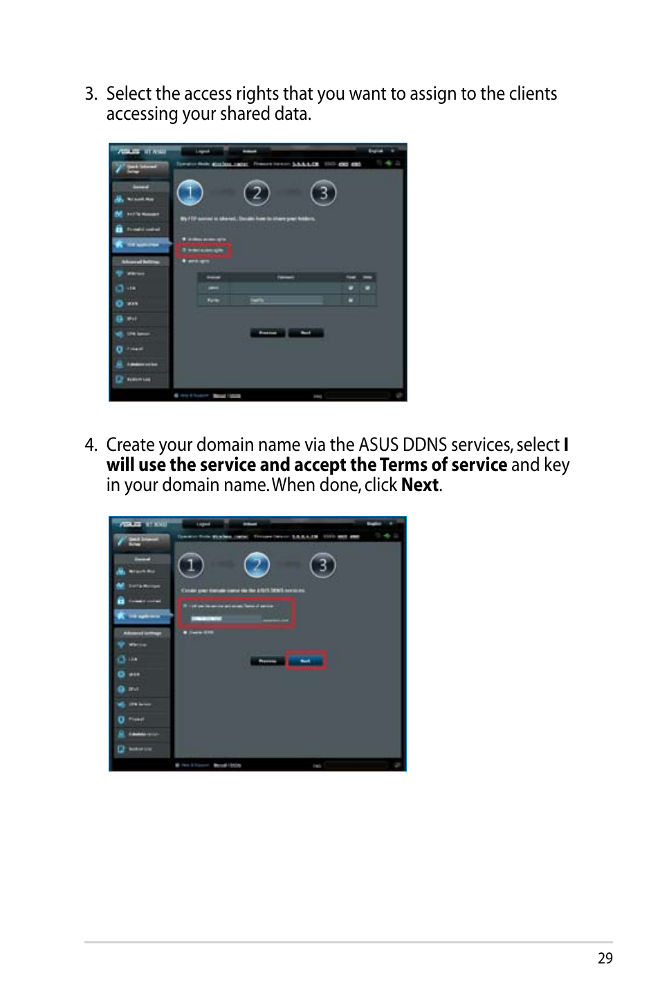Asus RT-N56U User Manual | Page 29 / 68