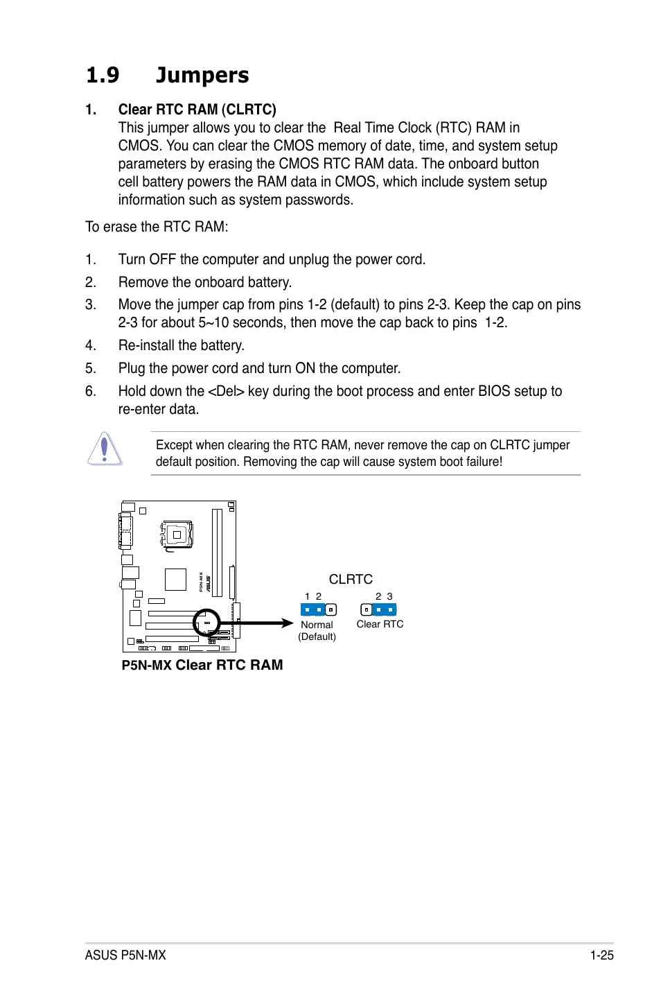 9 jumpers | Asus P5N-MX User Manual | Page 37 / 100
