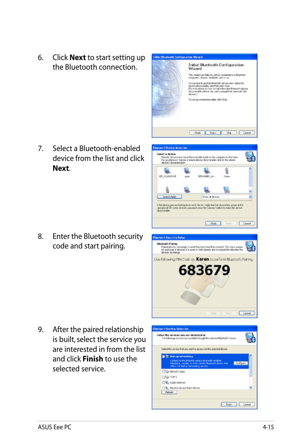 Asus Eee PC 901/XP User Manual | Page 59 / 88