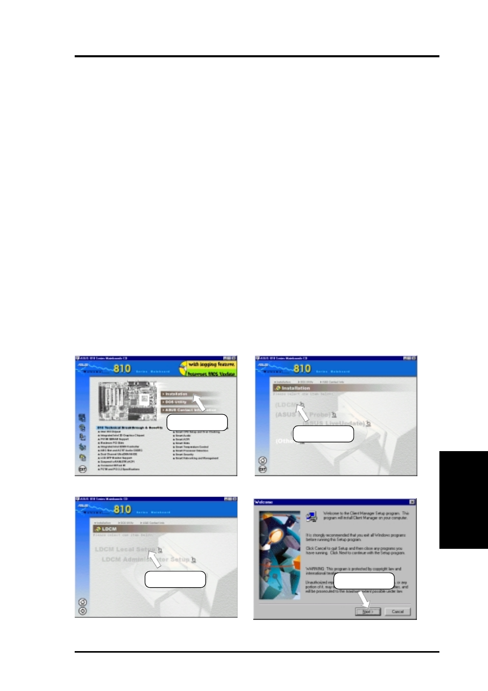 Software setup, 4 ldcm local setup, System requirements | Asus MEW-B User Manual | Page 81 / 128