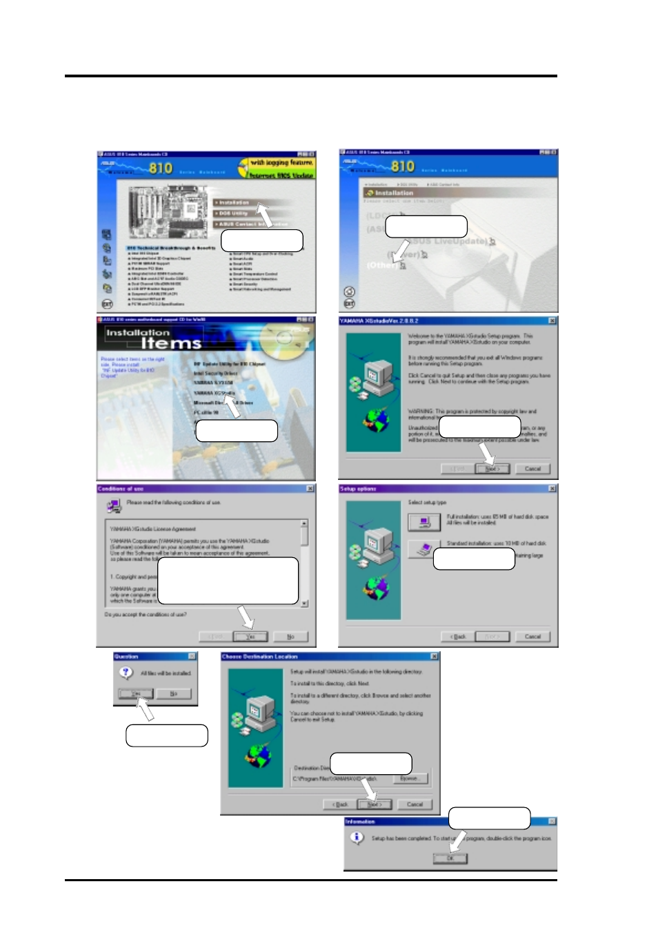 Software setup, 4 yamaha xgstudio | Asus MEW-B User Manual | Page 94 / 128