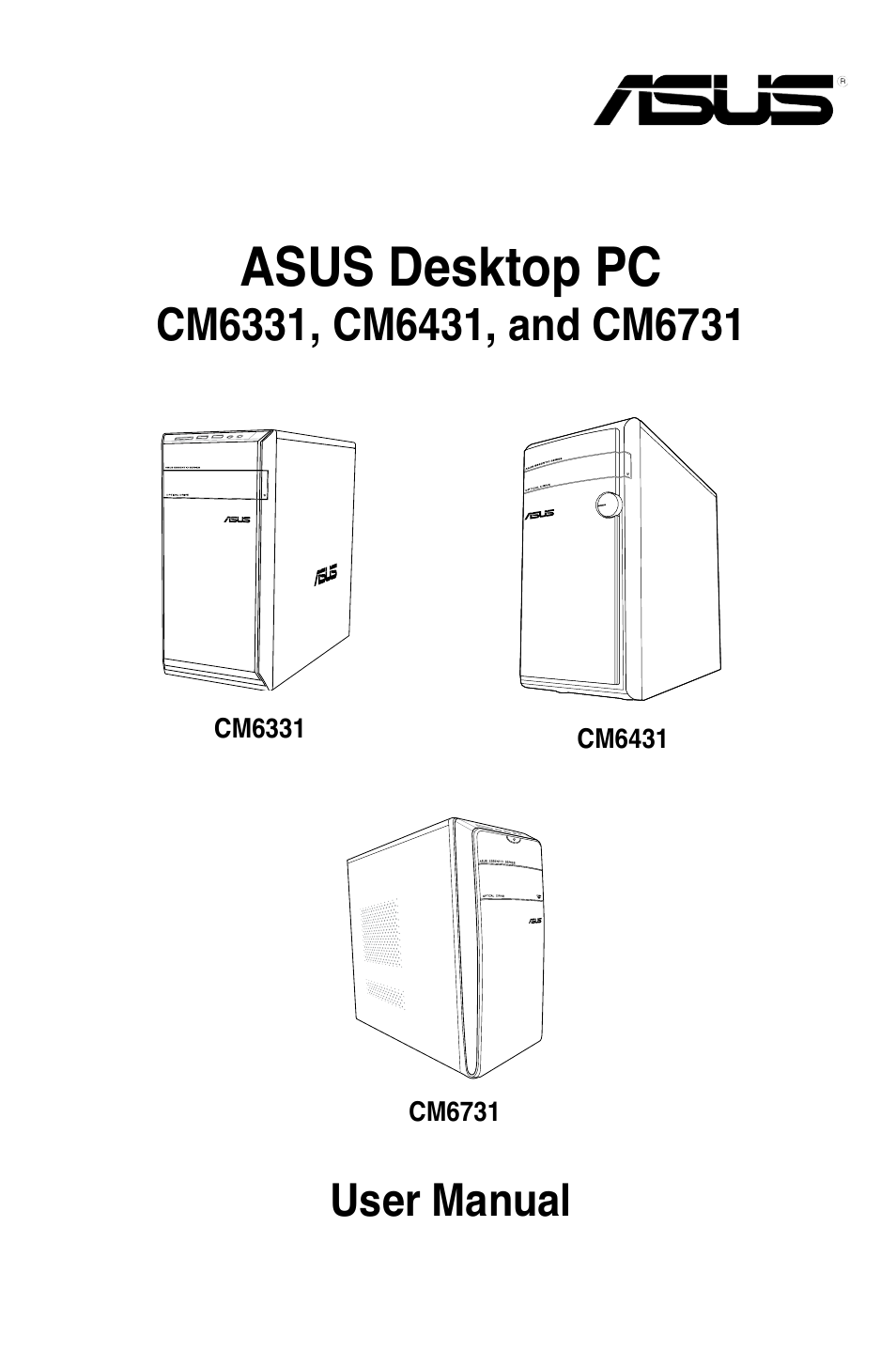 Asus CM6731 User Manual | 70 pages