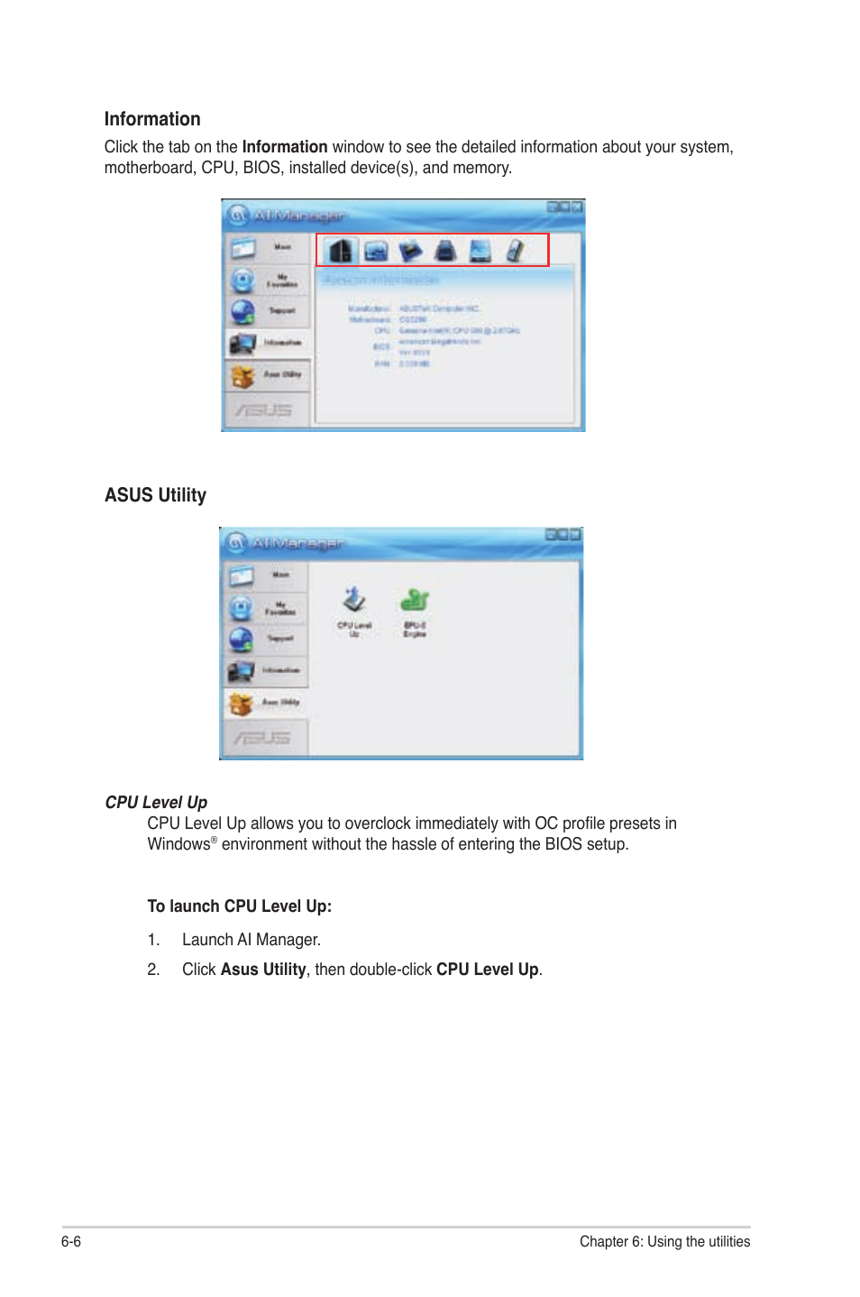 Asus CG5275 User Manual | Page 54 / 66