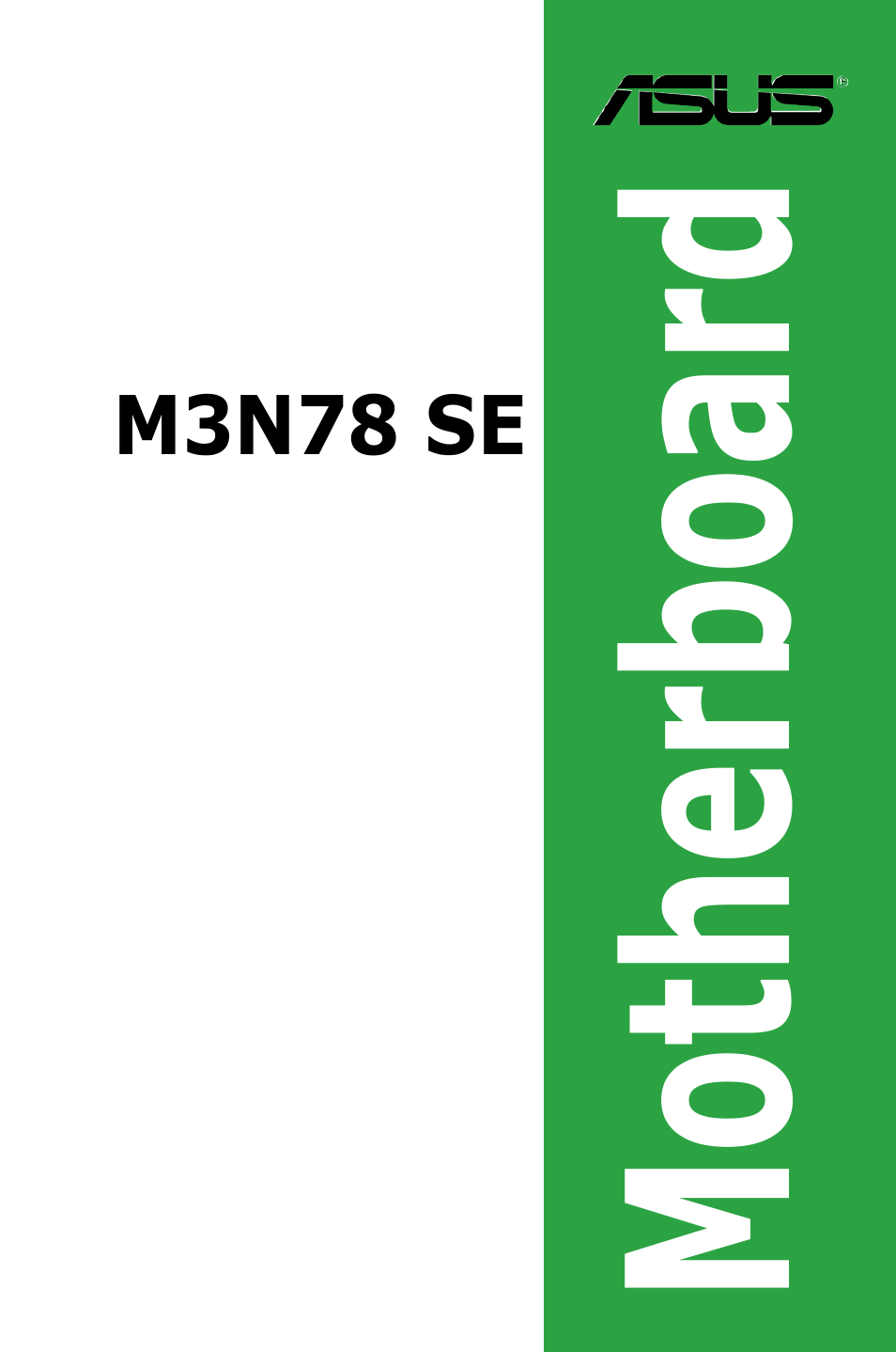 Asus M3N78 SE User Manual | 62 pages