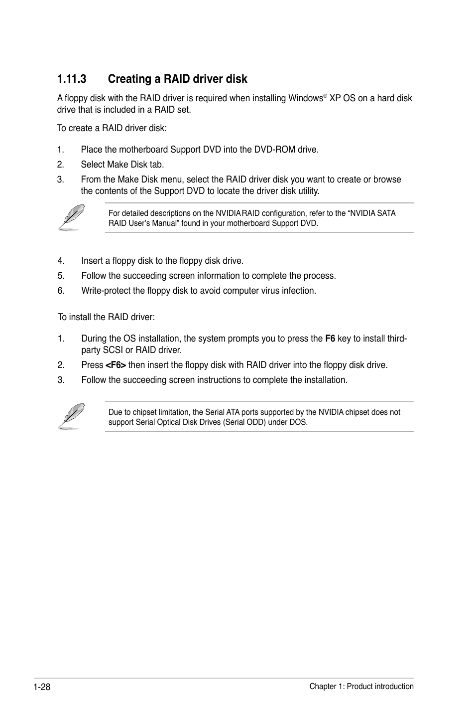 3 creating a raid driver disk, Creating a raid driver disk -28 | Asus M3N78 SE User Manual | Page 38 / 62