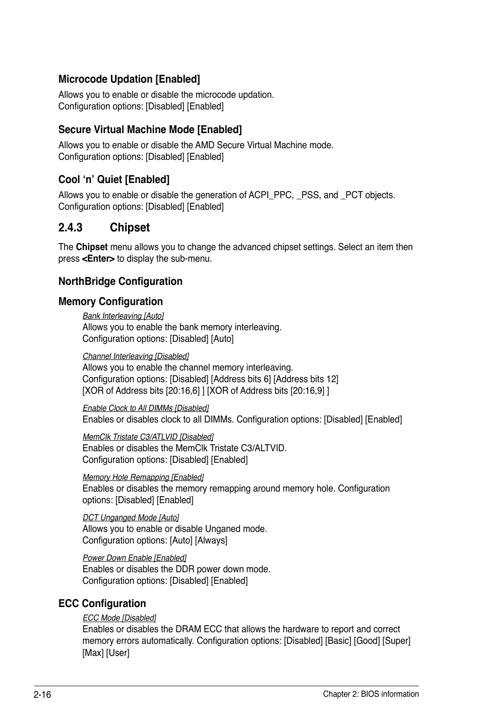 3 chipset, Chipset -16 | Asus M3N78 SE User Manual | Page 54 / 62