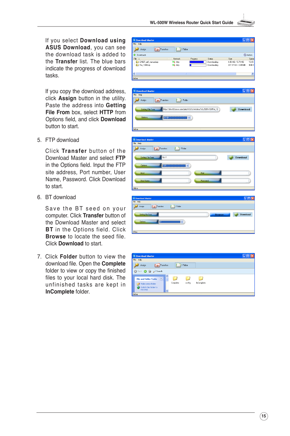 Asus WL-500W User Manual | Page 17 / 20