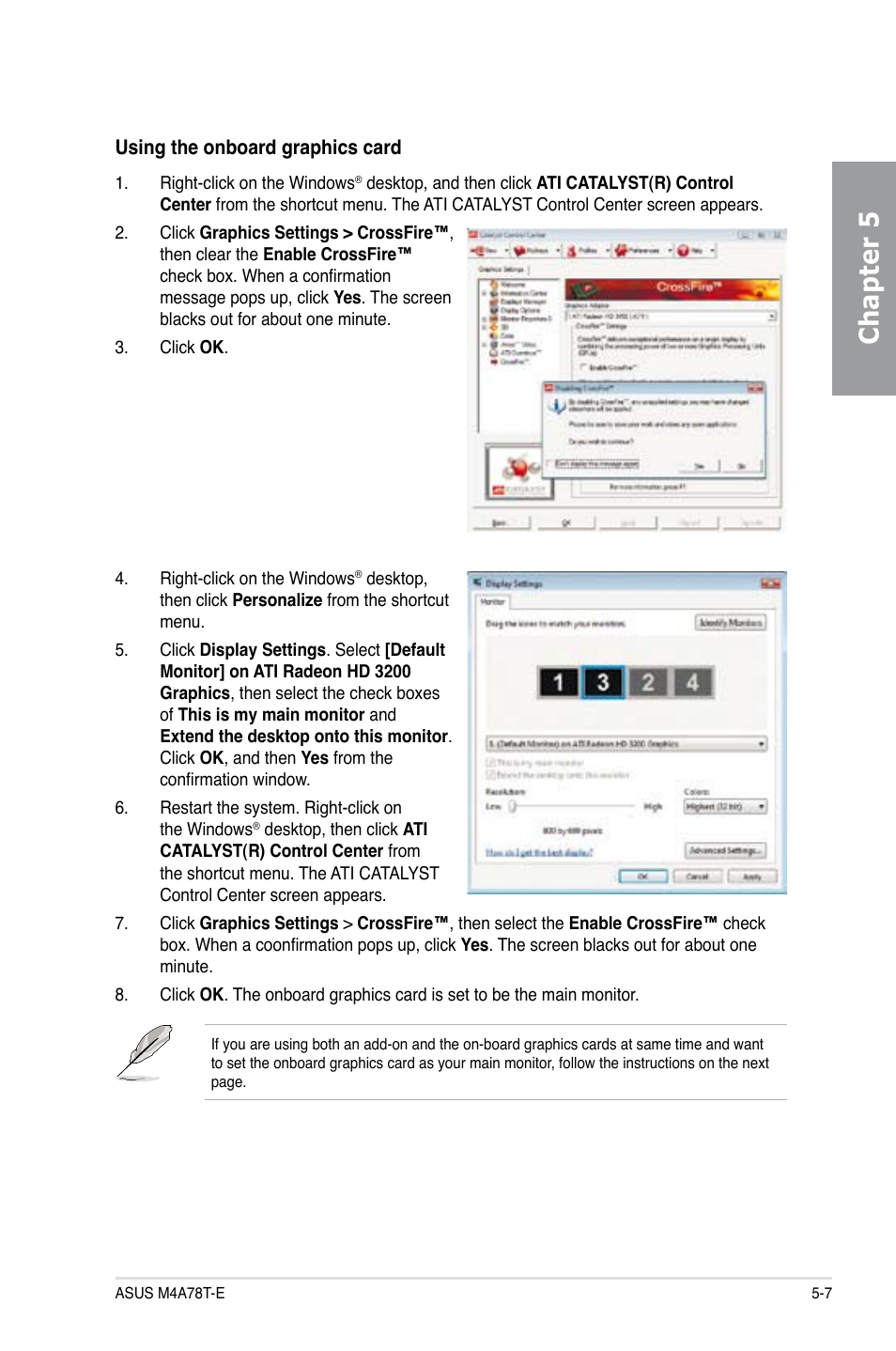 Chapter 5 | Asus M4A78T-E User Manual | Page 121 / 122