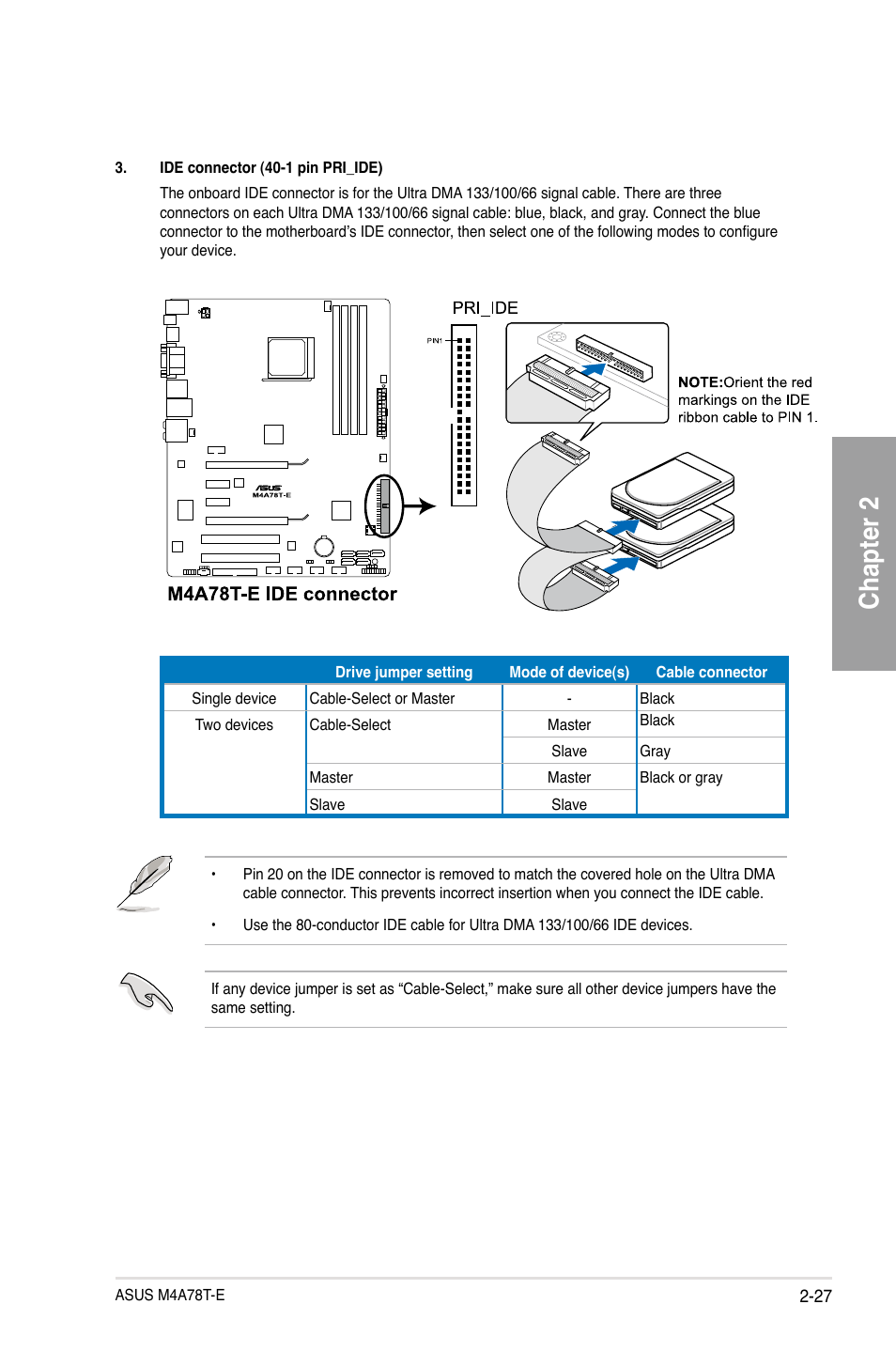 Chapter 2 | Asus M4A78T-E User Manual | Page 47 / 122