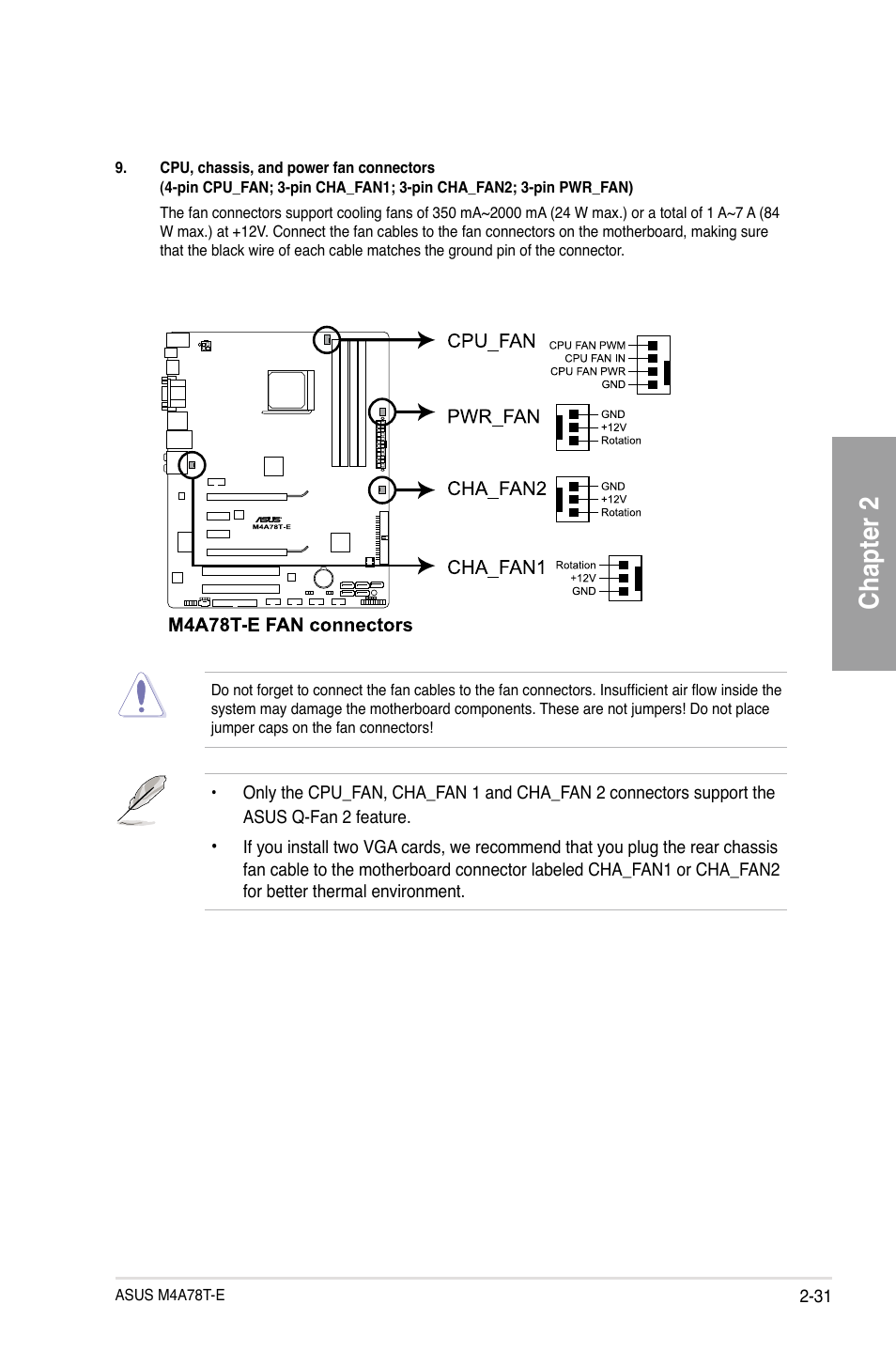Chapter 2 | Asus M4A78T-E User Manual | Page 51 / 122