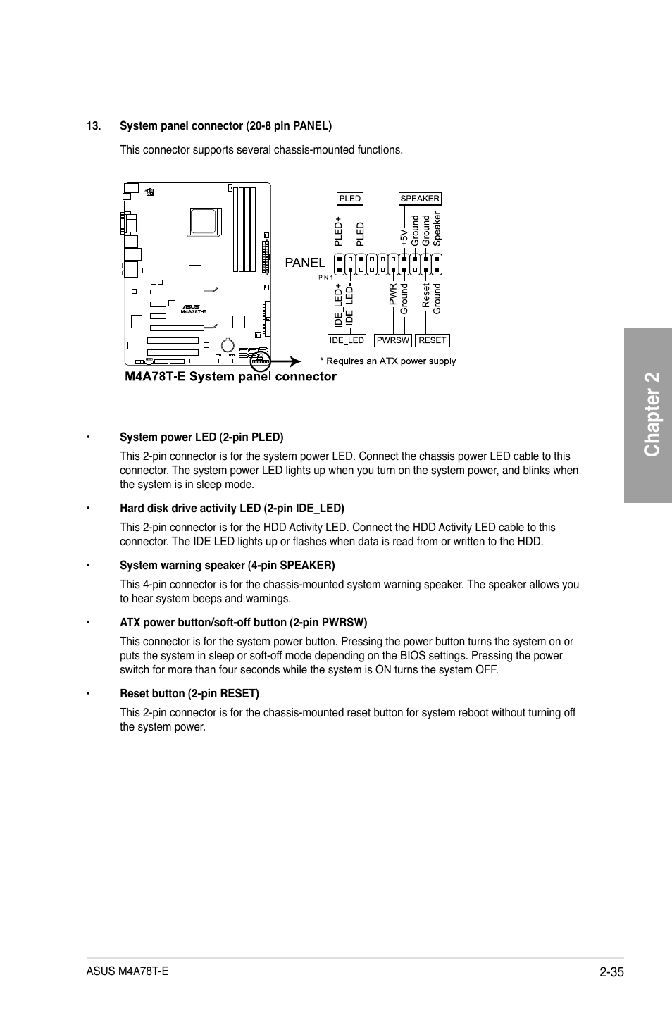 Chapter 2 | Asus M4A78T-E User Manual | Page 55 / 122