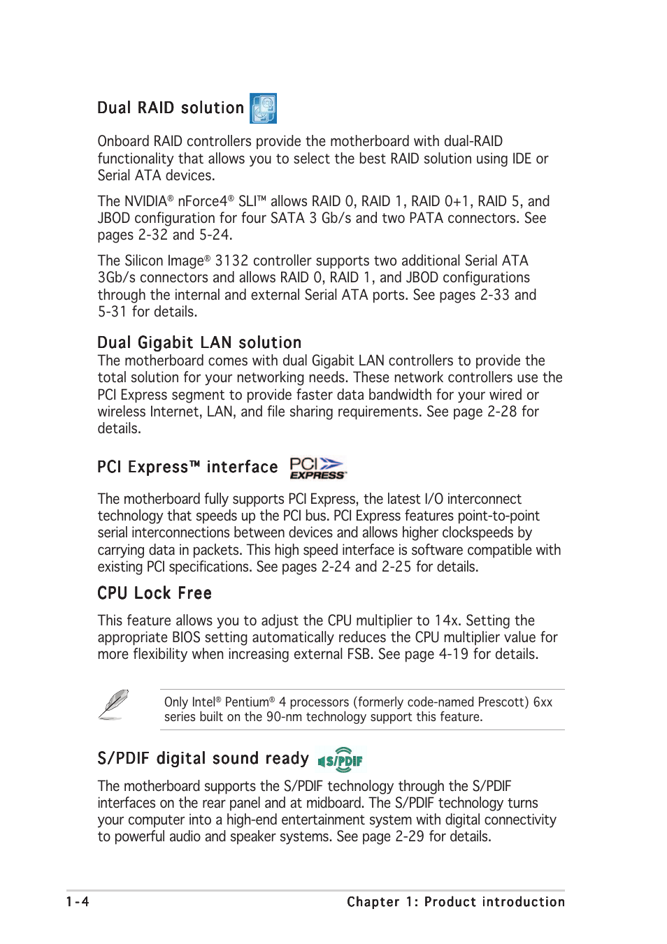 Asus P5N32-SLI SE Deluxe User Manual | Page 20 / 174