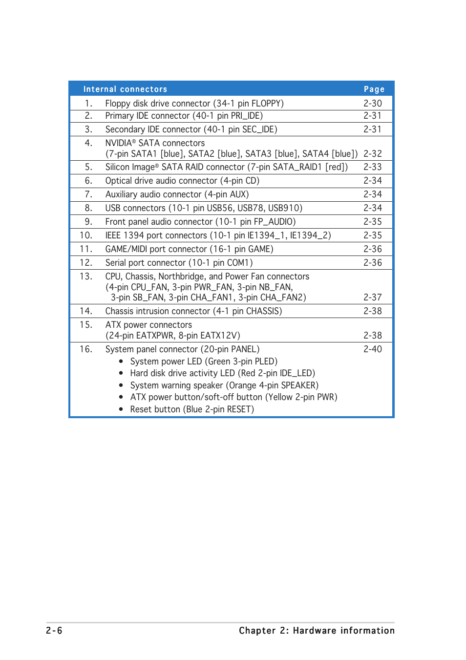 Asus P5N32-SLI SE Deluxe User Manual | Page 32 / 174